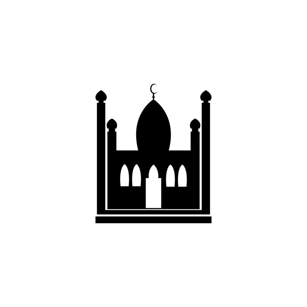 Moschee Symbol Logo Bild Vektor Illustration