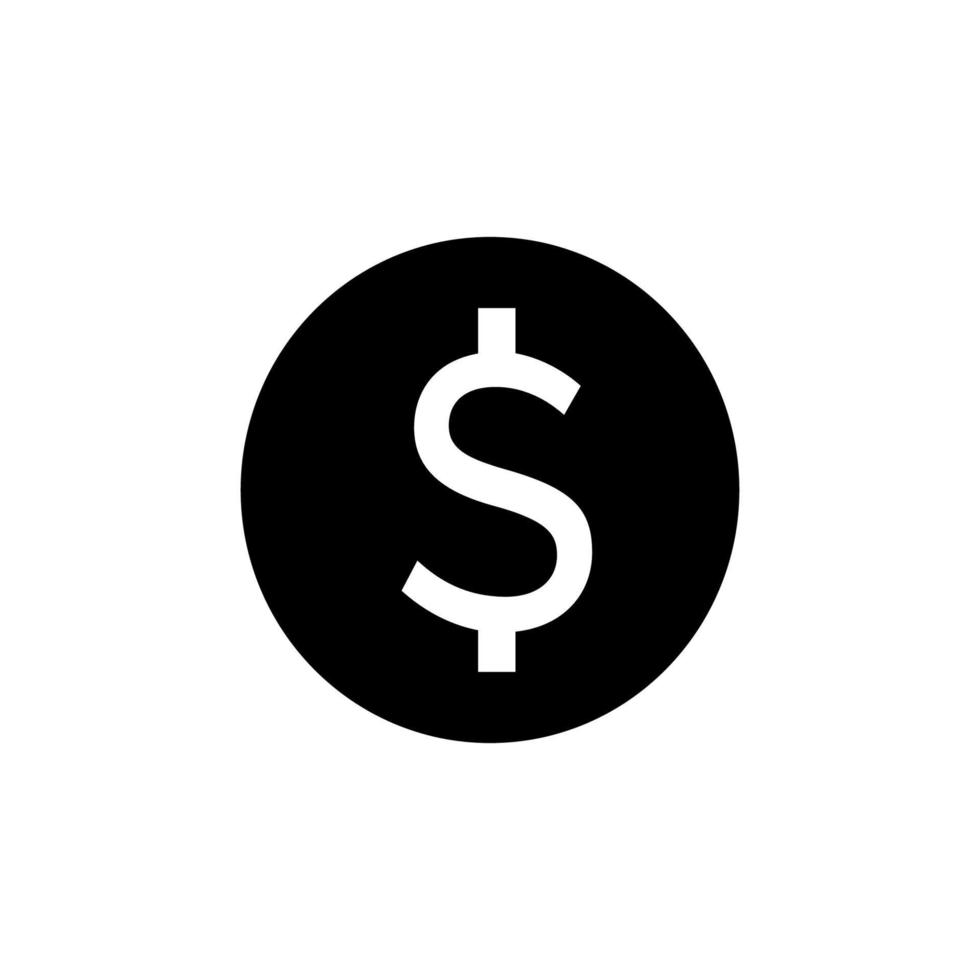 Dollar-Symbol-Logo-Vektor-Illustration vektor