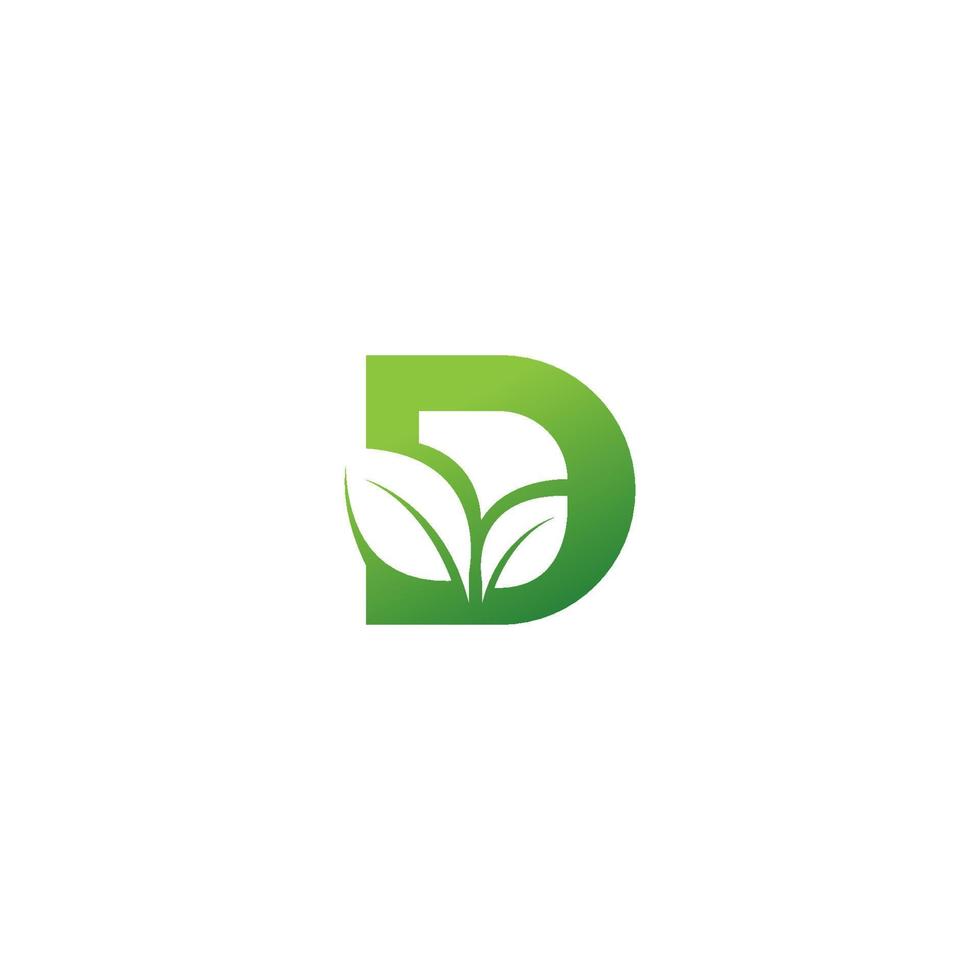 grönt blad logotyp ikon design illustration vektor