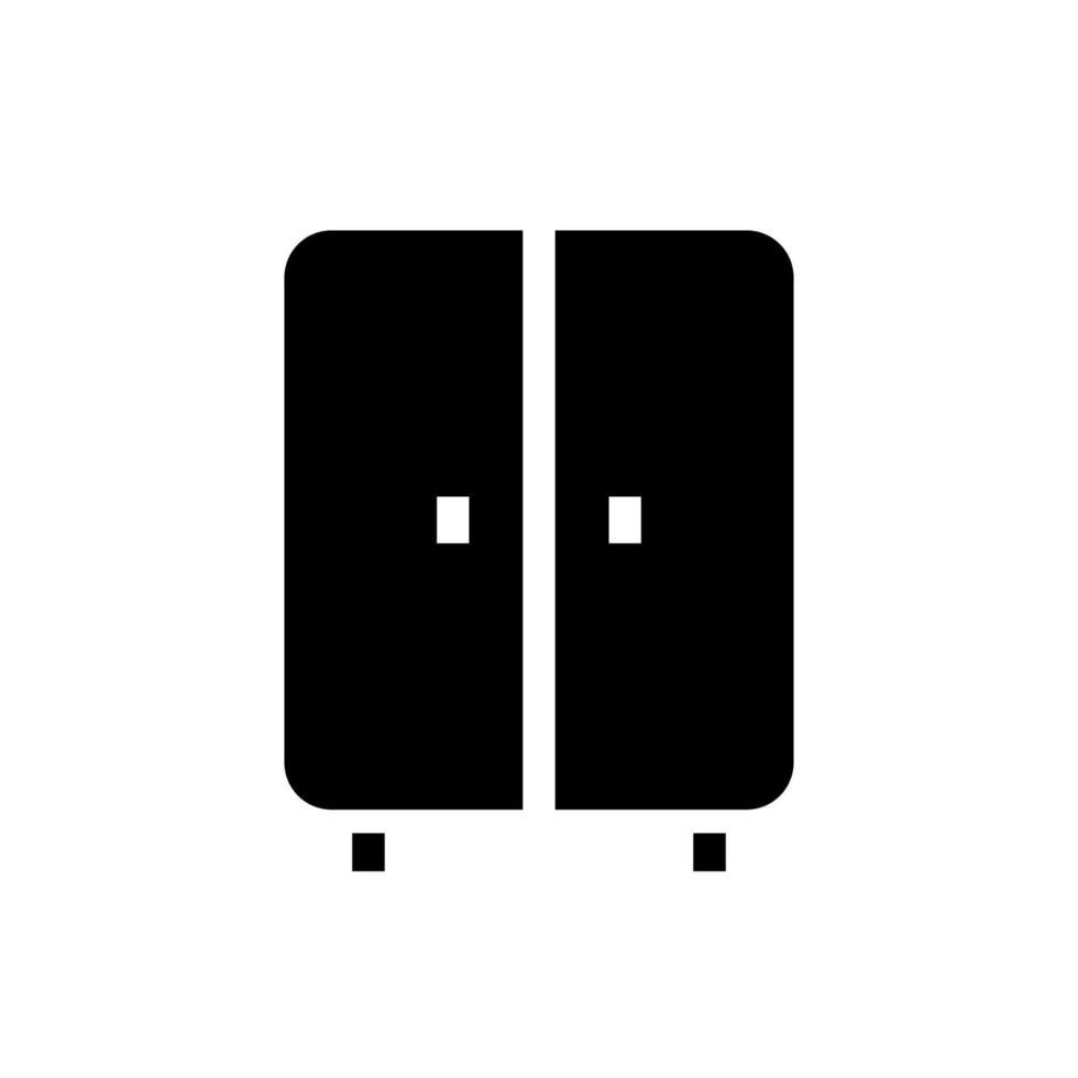 Garderobe Symbol Vektor Logo Vorlage