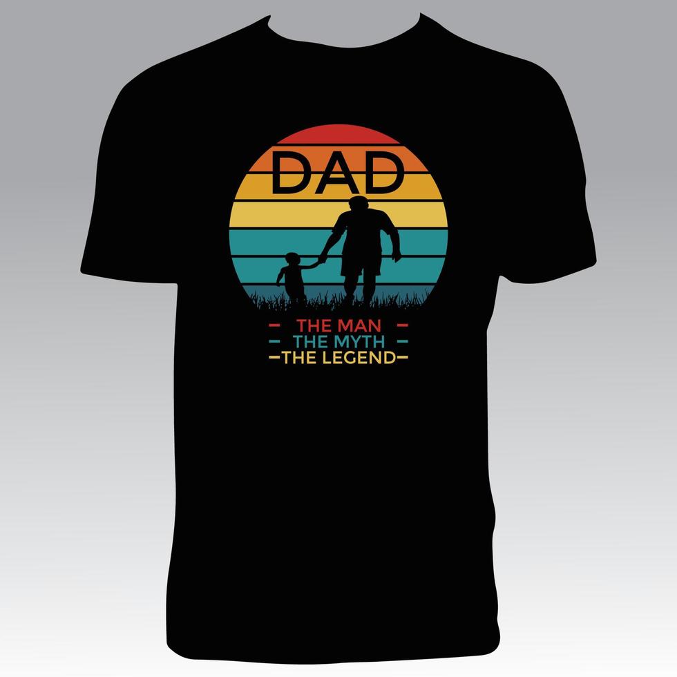 snygg pappa t-shirt design vektor