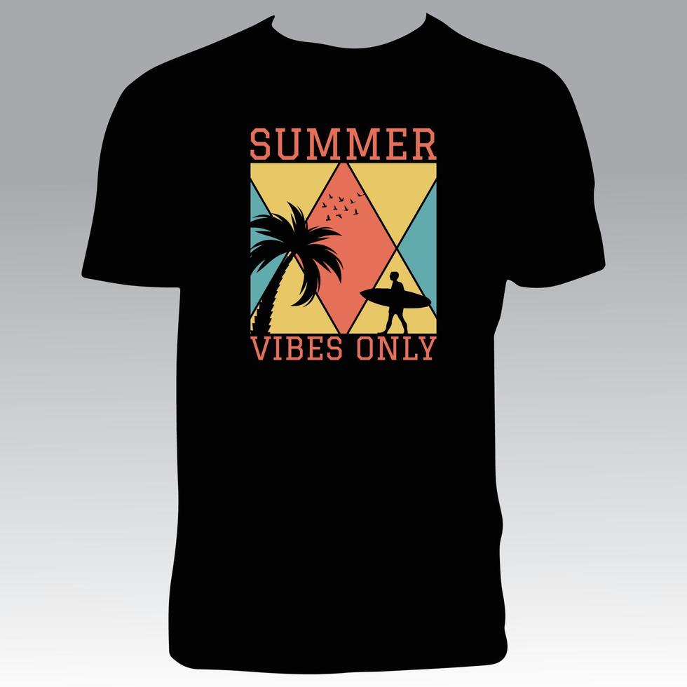 T-Shirt-Design für Sommerliebhaber vektor