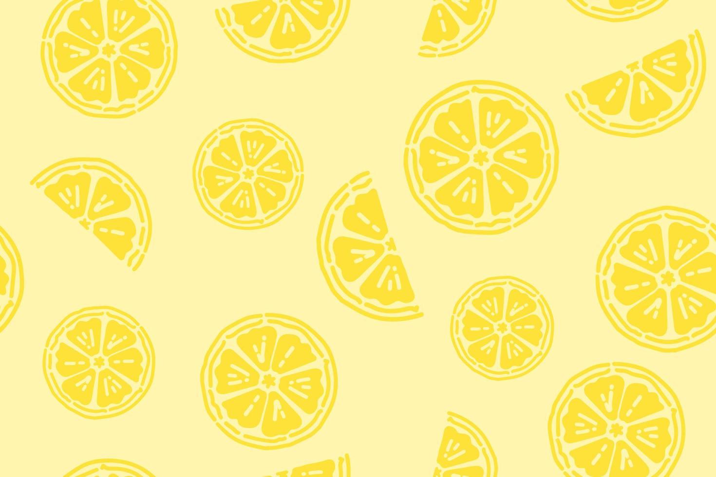 sömlöst ljust gult mönster med färska citroner. för menyer och kaféer, tyg, ritningsetiketter, t-shirttryck, restauranger, fruktbakgrund. vektor