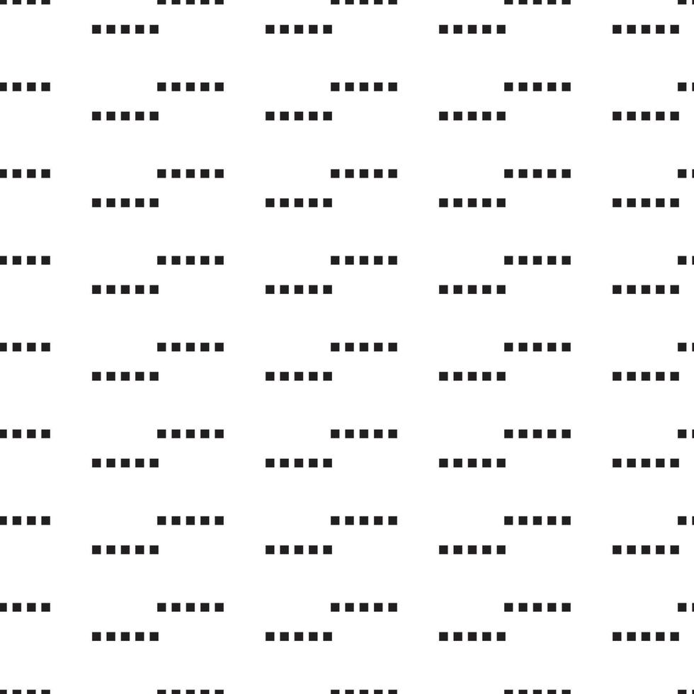 Nahtloses Muster mit schwarzem und weißem Hintergrund, Rechteck, quadratische Form. Vektor-Illustration. vektor