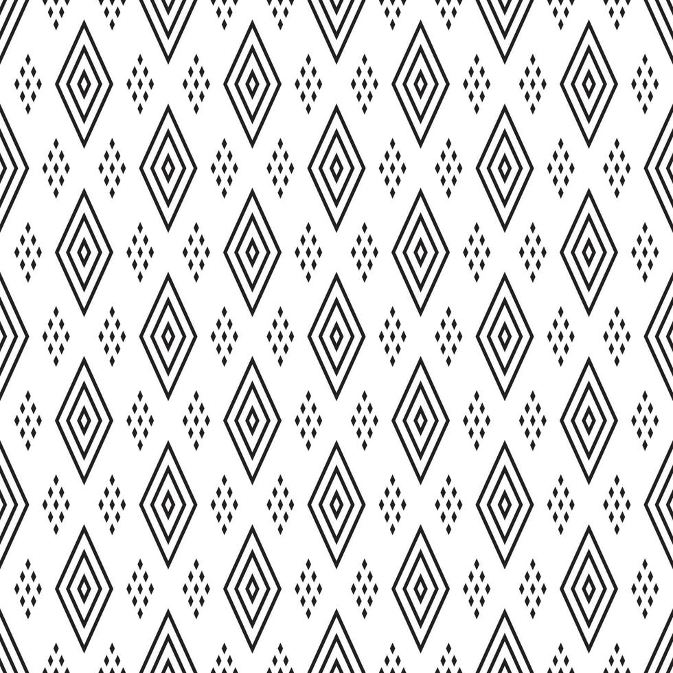 seamless mönster med svart och vit bakgrund, rektangel, romb form. vektor illustration.