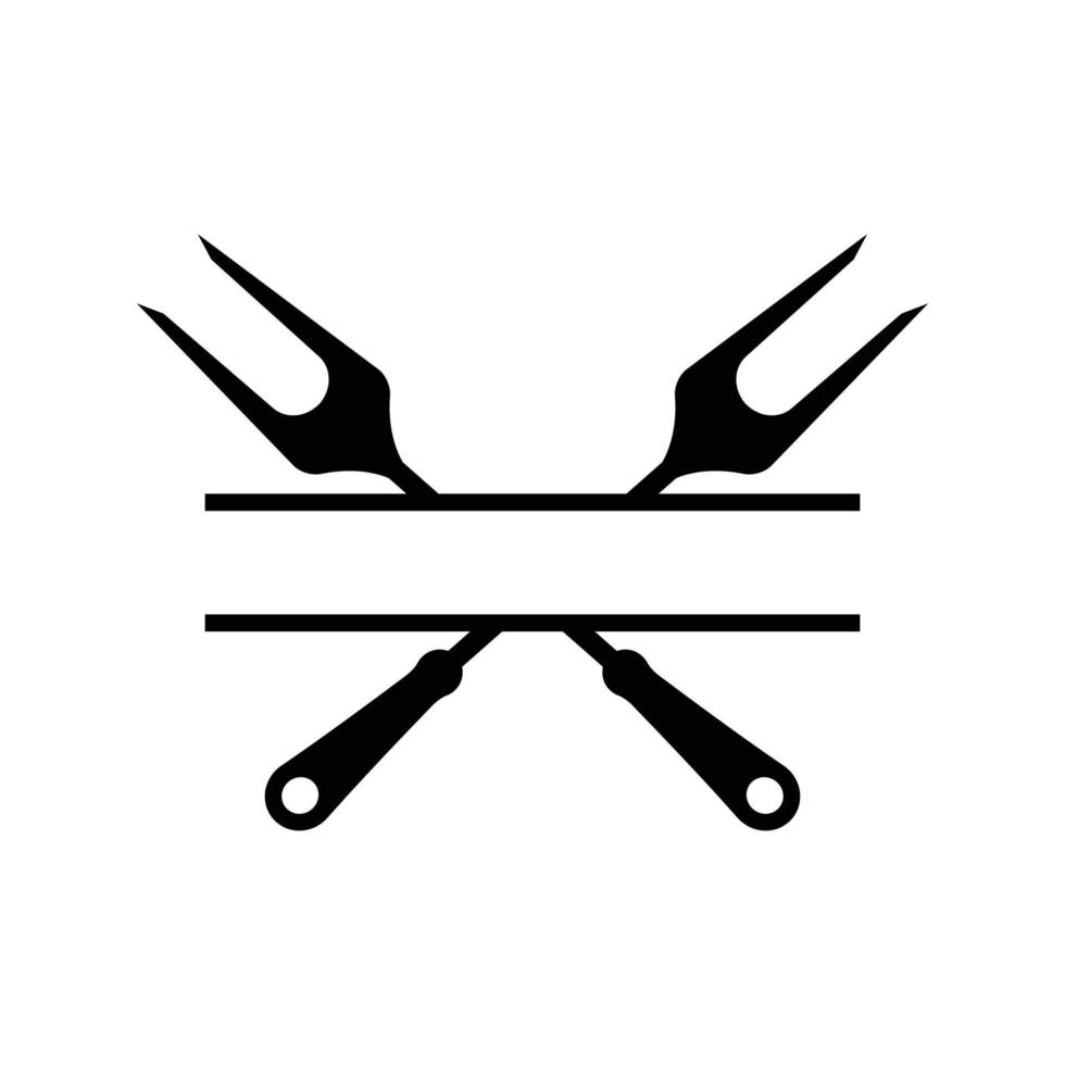 grill logotyp ikon designmall vektor