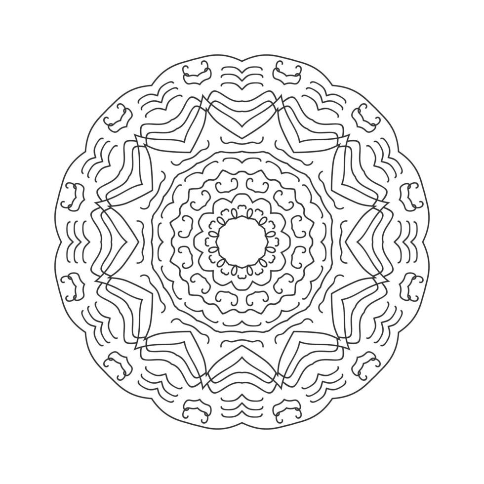 Mandala-Hintergrunddesign vektor