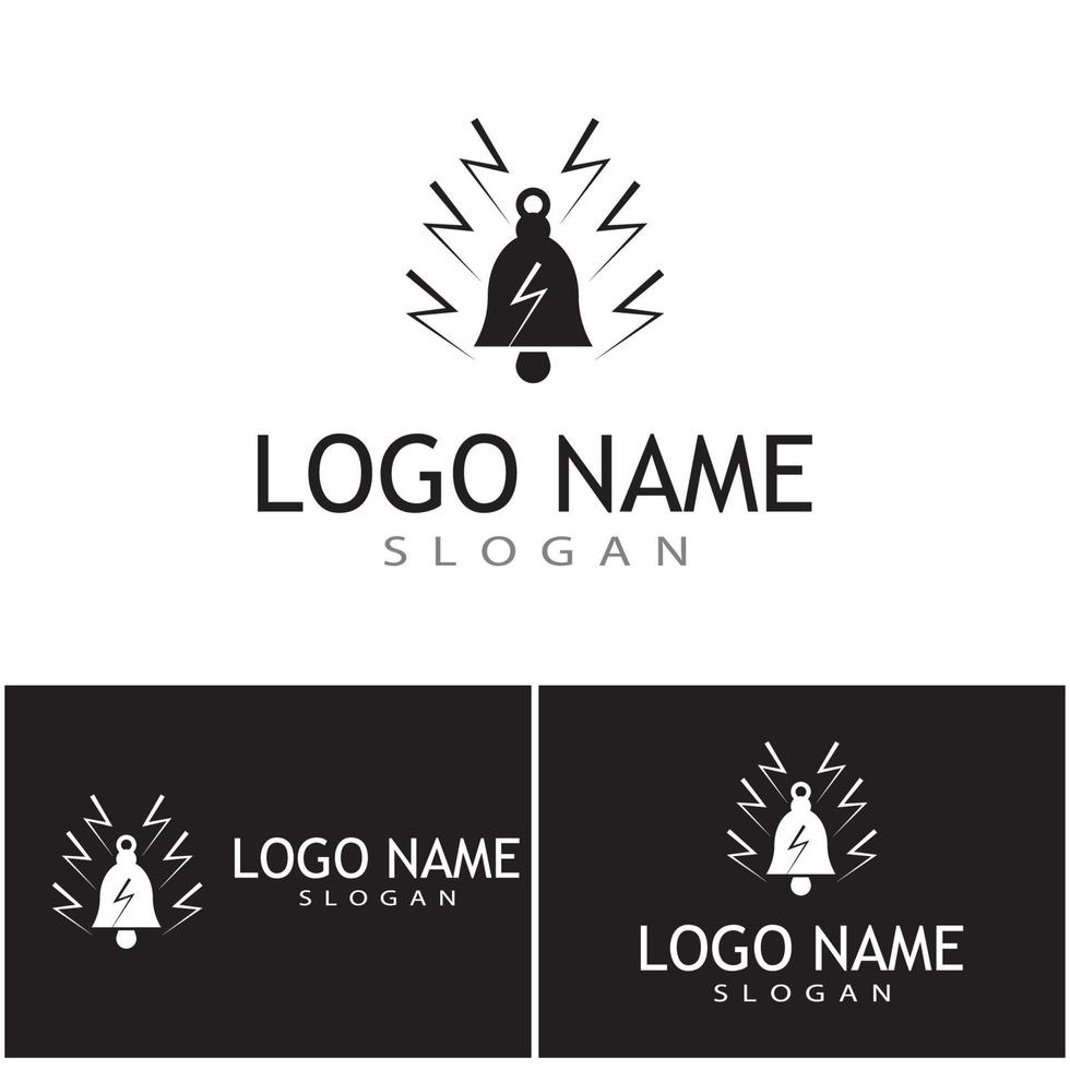 Glocke Logo Vorlage Vektor Symbol Illustration Design