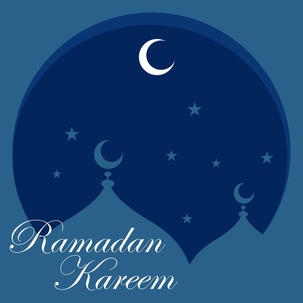 Vektor-Illustration Ramadan Kareem vektor