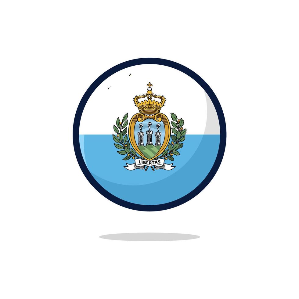 san marino flaggikon vektor