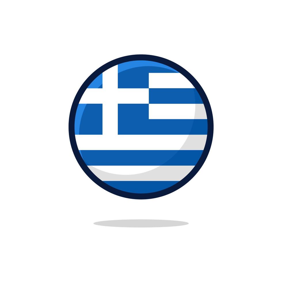 Symbol der griechischen Flagge vektor