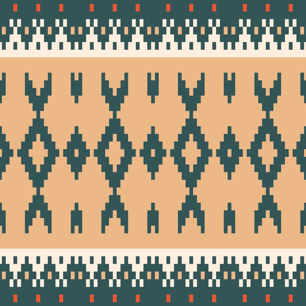 afrikanischer mexikanischer mustervektor nahtlos. traditionelle stickerei. Design für Drucktextur. Grenzhintergrund für Tapeten, Geschenkpapier vektor