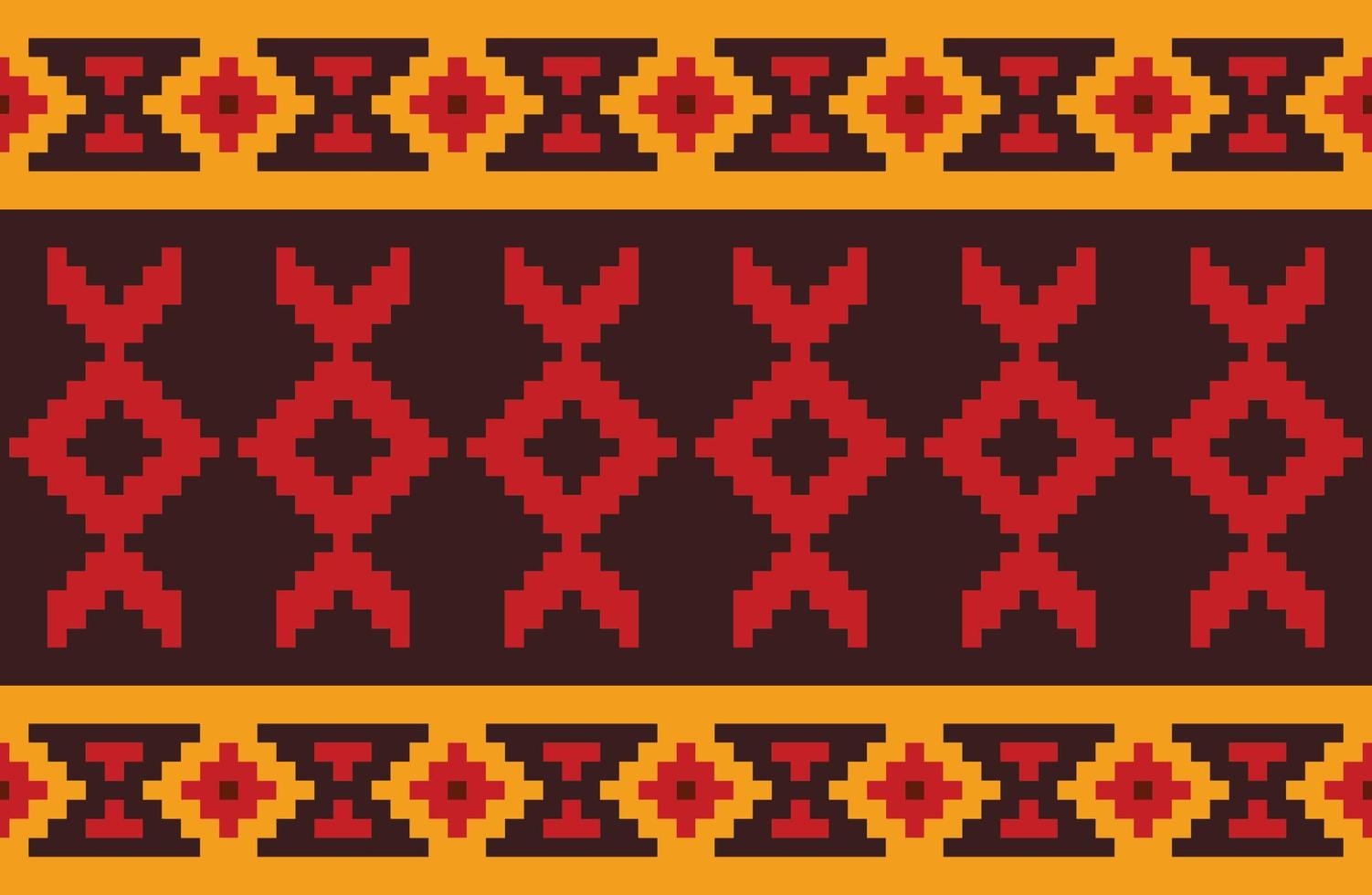 aztekische indianische muster. bunte traditionelle afrikanische musterstickerei. Design für Drucktextur. Grenzhintergrund für Tapeten, Geschenkpapier vektor