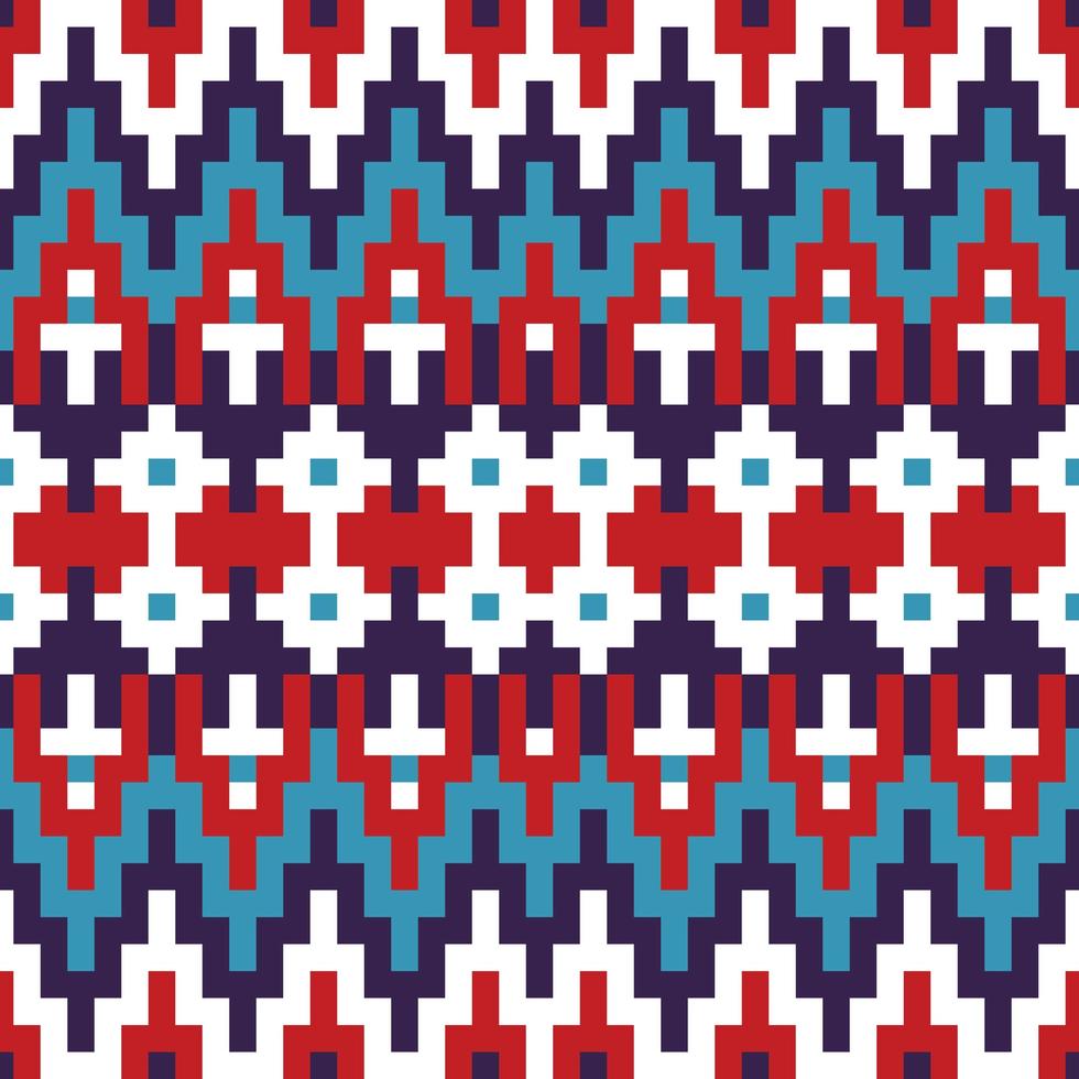 traditionell afrikansk amerikansk etnisk geometriskt sömlöst mönster aztekisk design tyg gobeläng chevron prydnad textil inredning tapet turkisk boho stambroderi bakgrund vektor