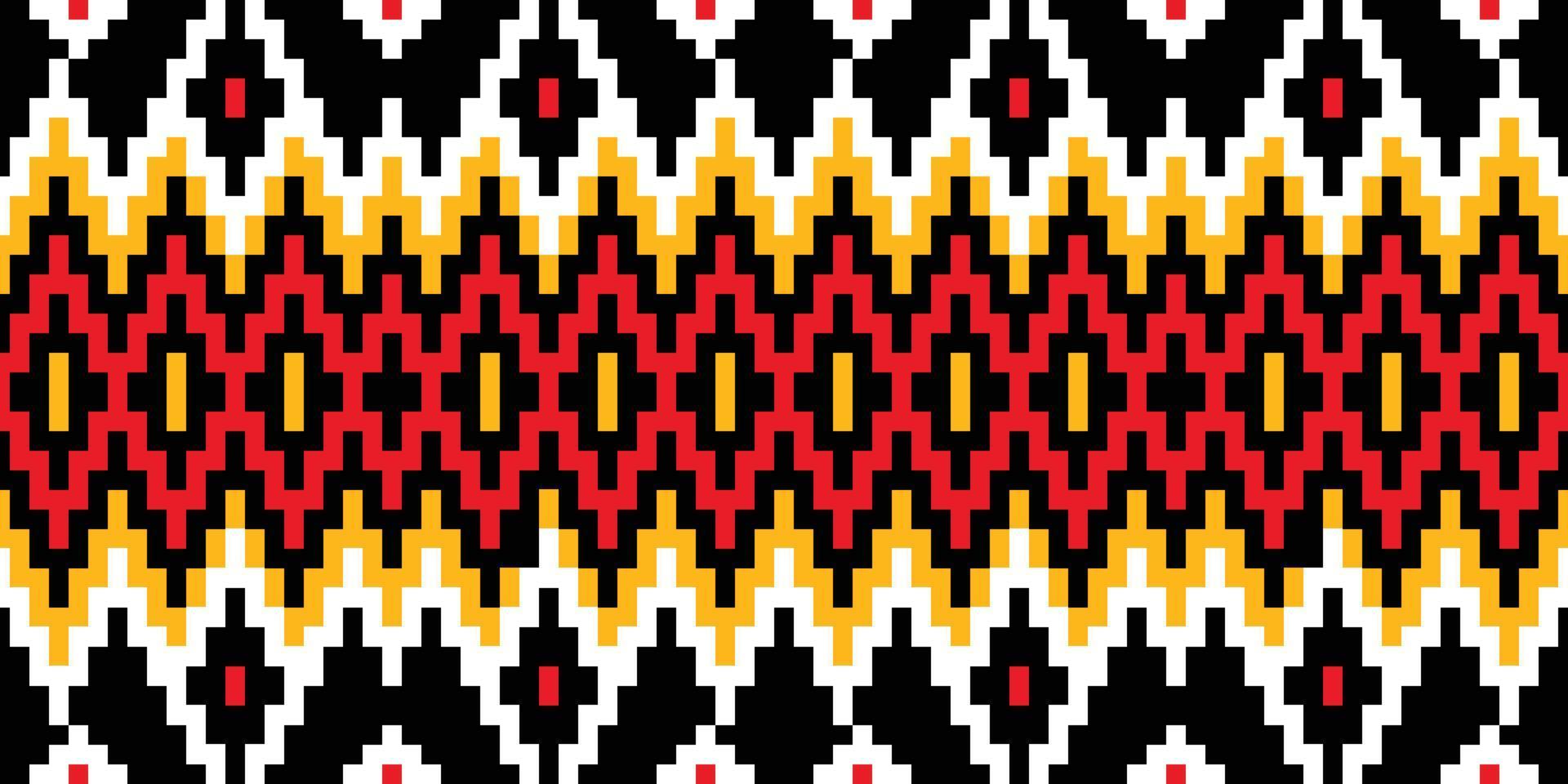 afroamerikansk traditionell geometrisk etnisk sömlös design. Aztec tyg matta prydnad chevron textil dekoration tapeter. tribal boho kalkon broderi bakgrund vektor