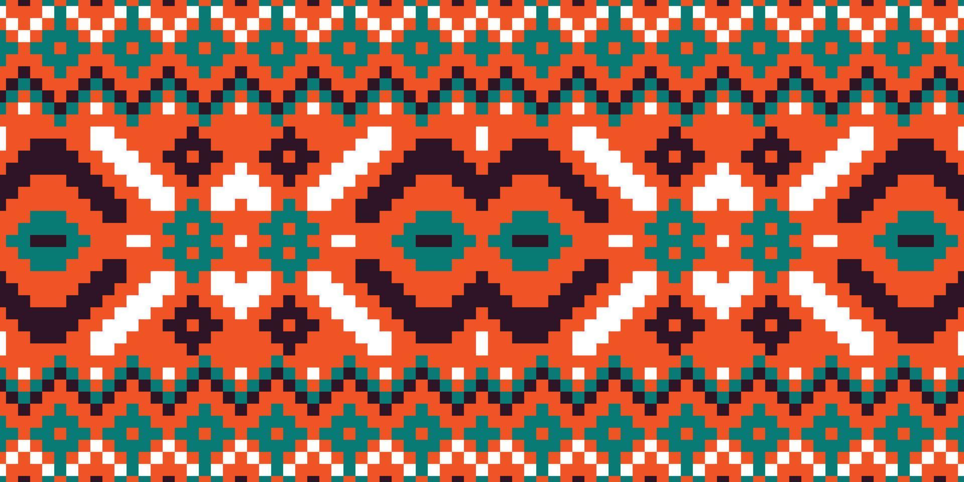 traditionell afrikansk amerikansk etnisk geometrisk sömlös aztekisk mönsterdesign tyg matta chevron textil prydnad dekorativ tapet turkisk boho stambroderi bakgrund vektor