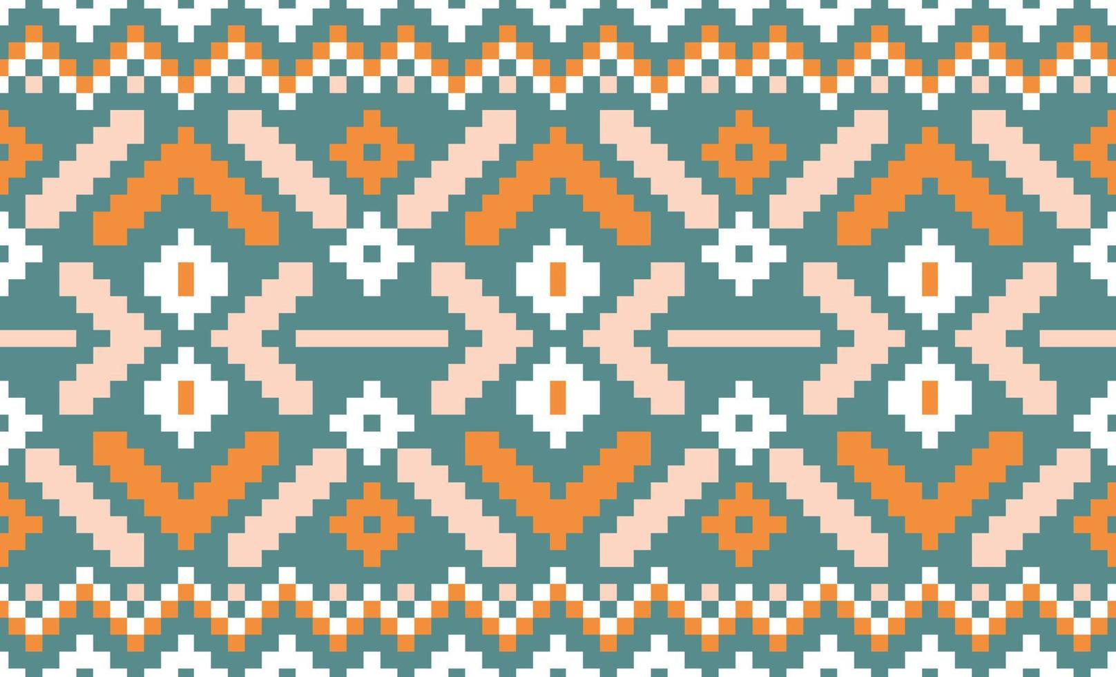 nahtloser abstrakter geometrischer Druck für nahtloses Muster ethnischer Boho-Stoffe. Vintage Mosaik abstraktes, afrikanisches Design zum Bedrucken von Tapetenstoffen vektor