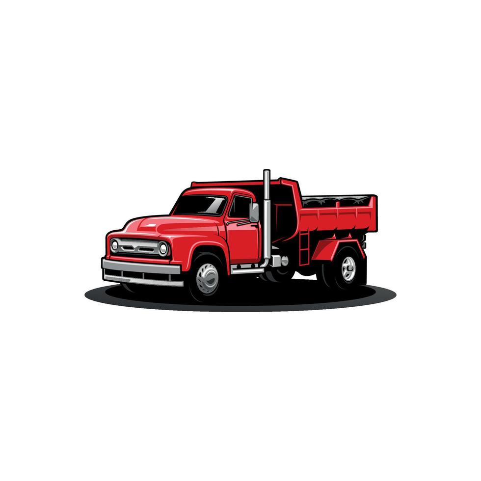 klassisk pick up truck illustration vektor