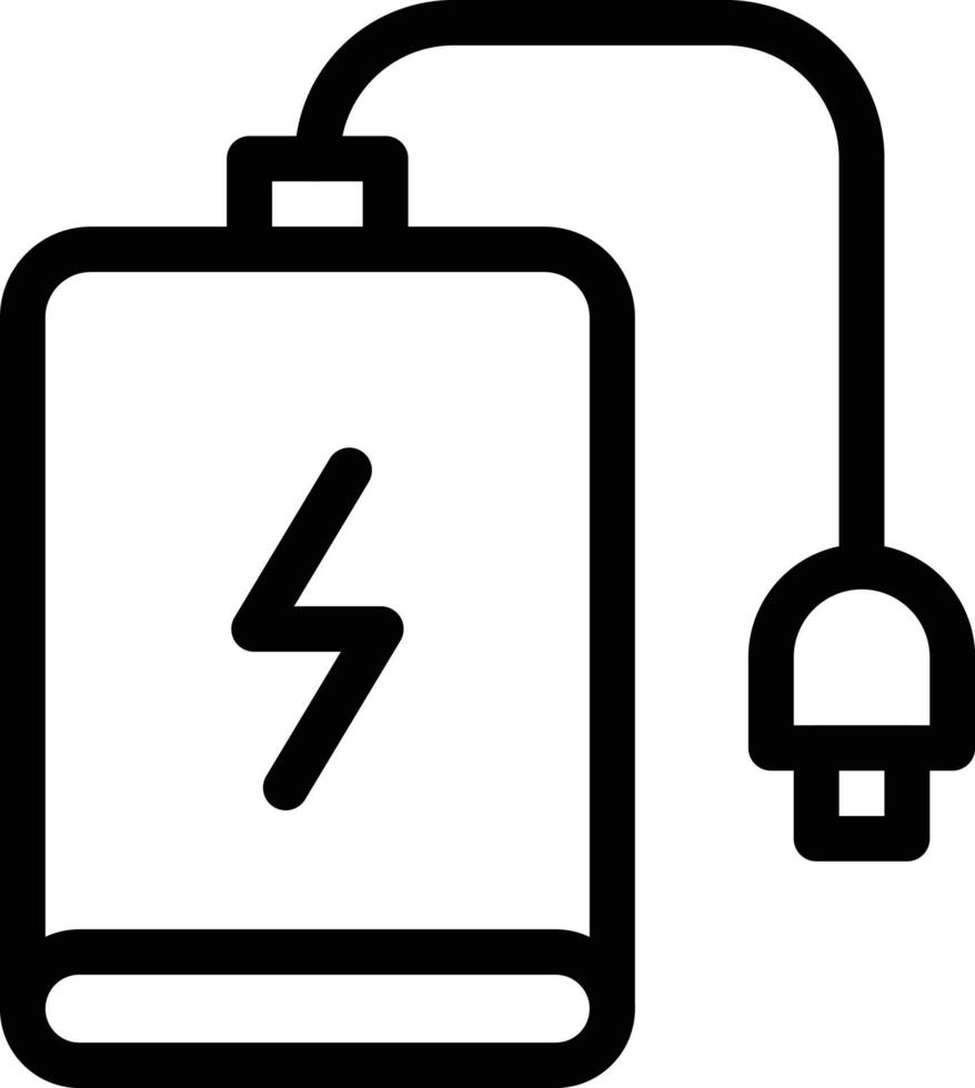 batterievektorillustration auf einem hintergrund. hochwertige symbole. vektorikonen für konzept und grafikdesign. vektor