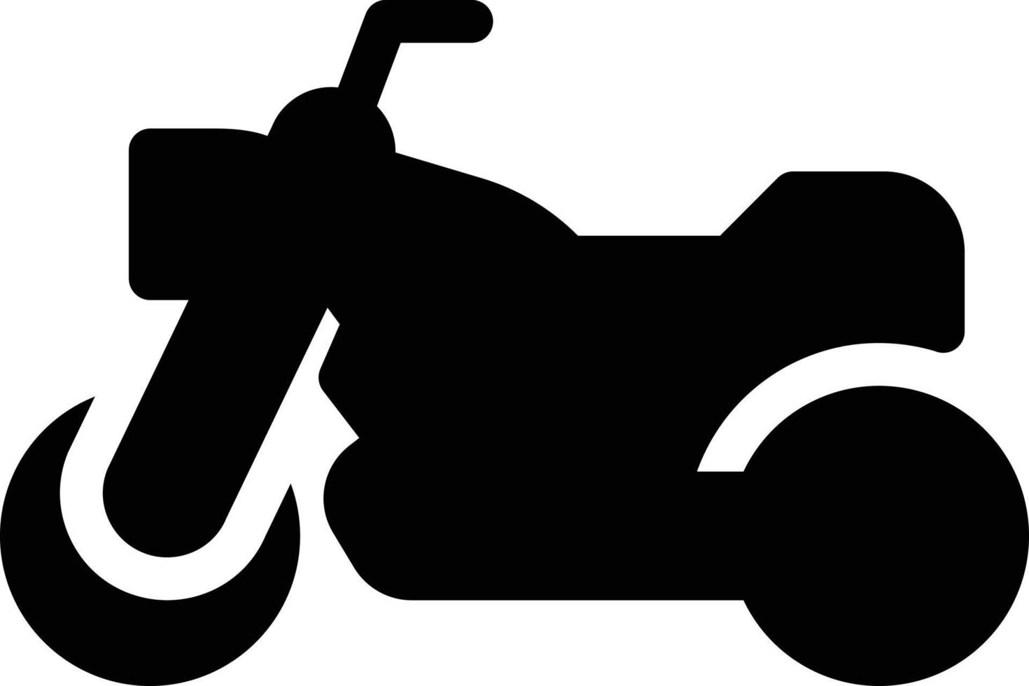 motorradvektorillustration auf einem hintergrund. hochwertige symbole. vektorikonen für konzept und grafikdesign. vektor