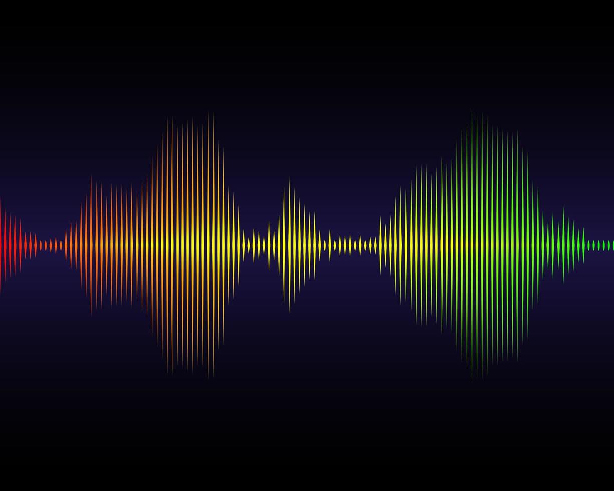 musik ljudvågor vektor