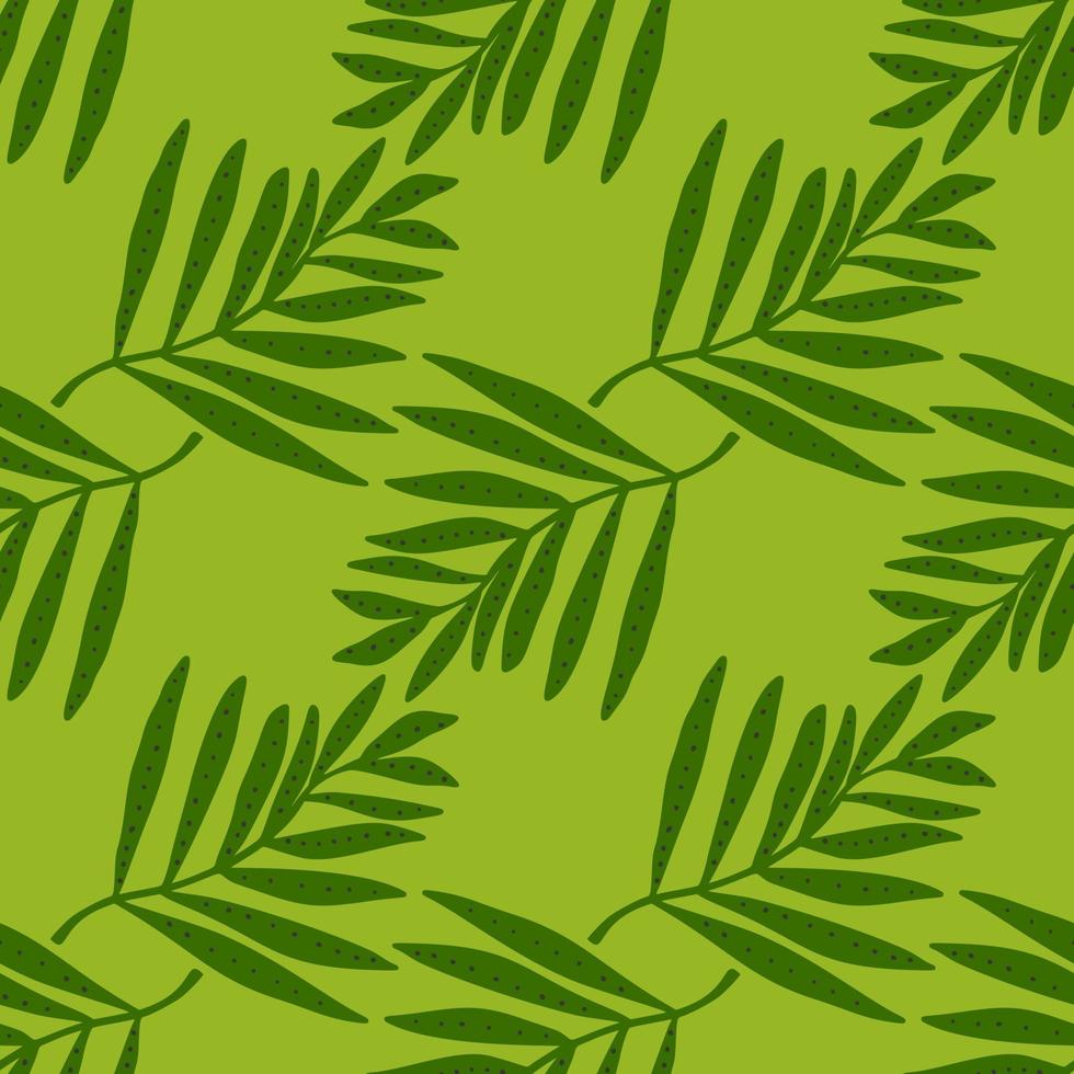 kreative tropische palmblätter nahtloses muster. Dschungelblatttapete. botanischer Blumenhintergrund. exotische Pflanzenkulisse. vektor