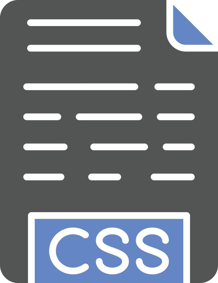 css-filikonstil vektor