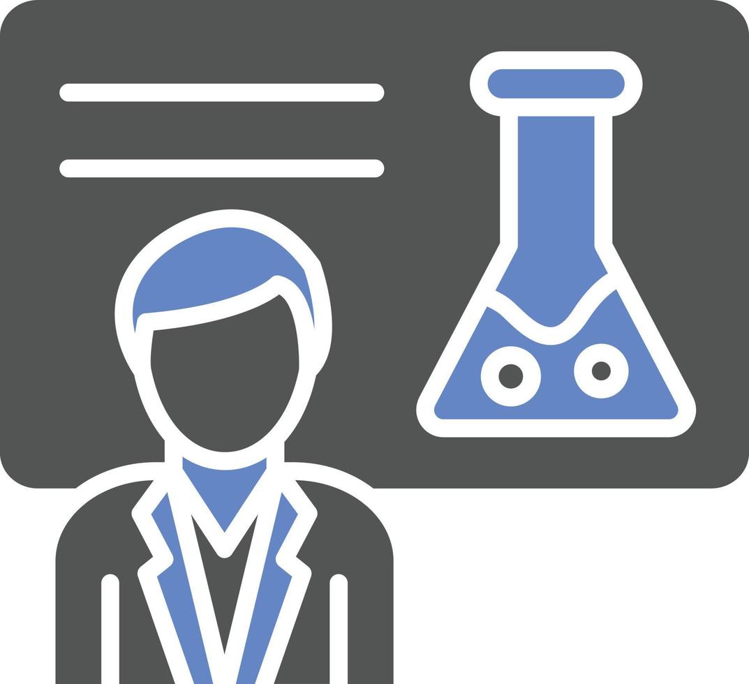 Symbolstil für Chemievorträge vektor