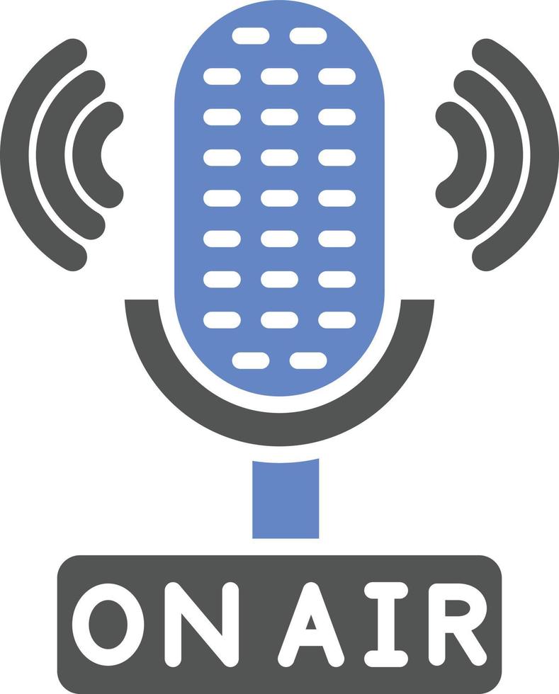 On-Air-Icon-Stil vektor