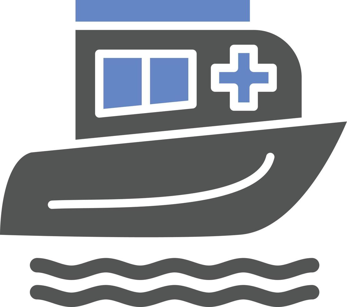 räddningsbåt ikon stil vektor