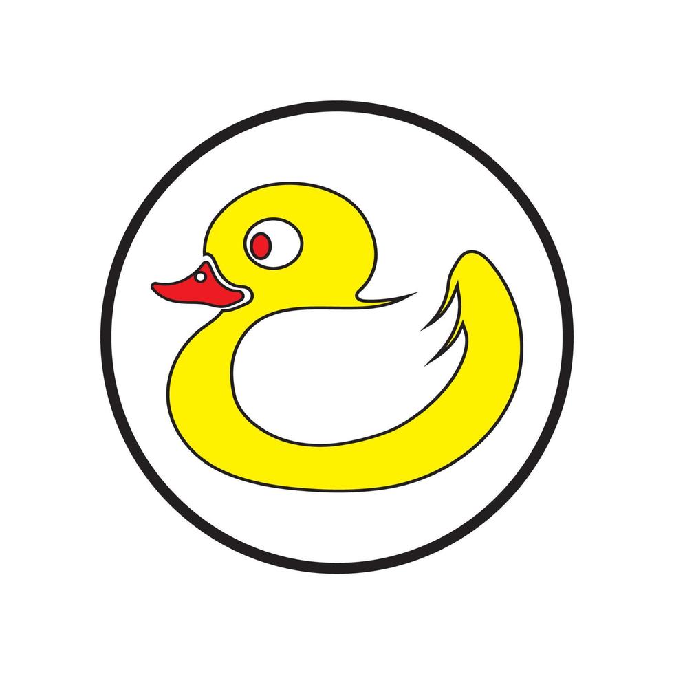 Anka symbol logotyp ikon vektor