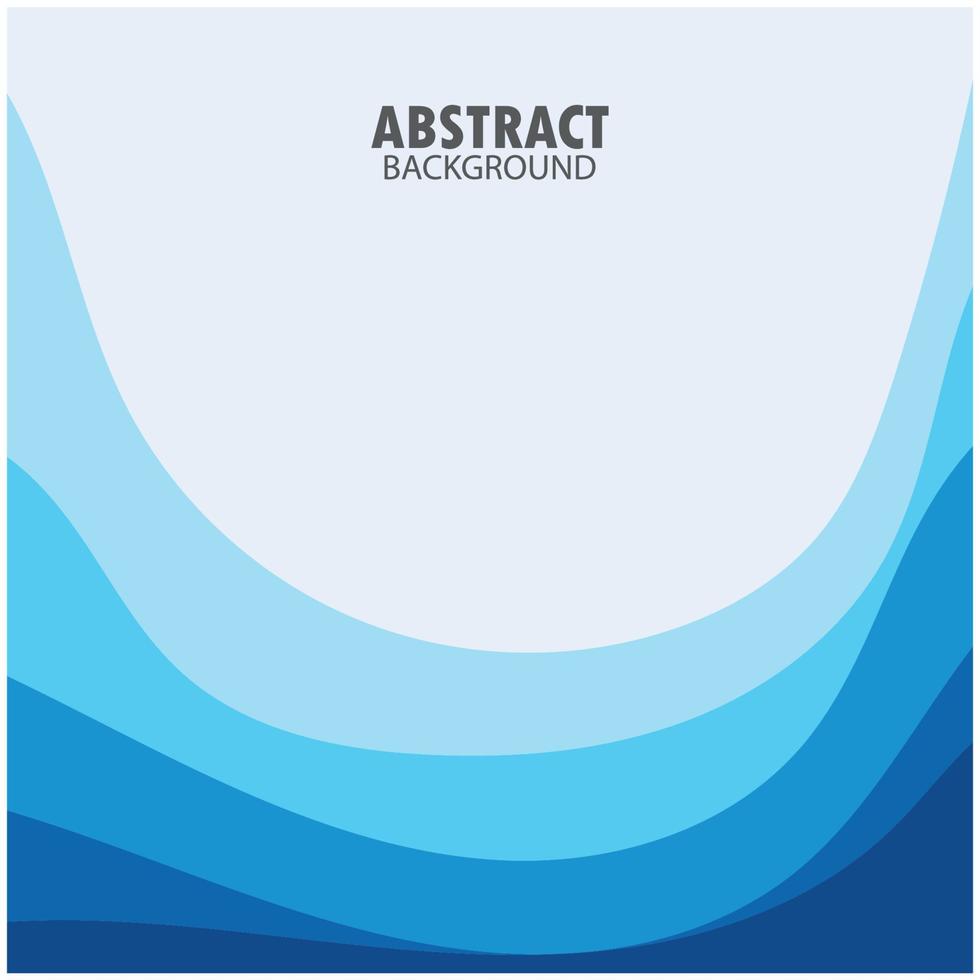 abstrakt våg bakgrundsdesign med blå kombination vektor