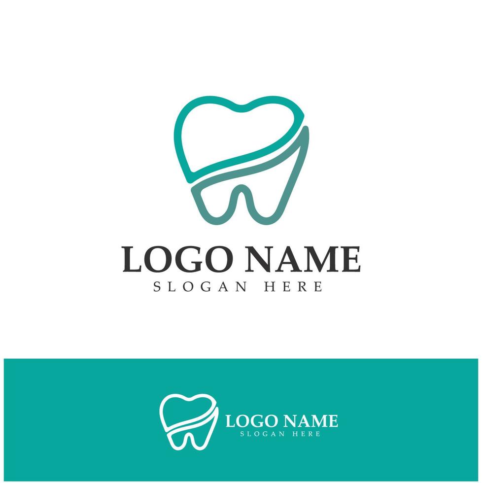 dental logotyp design vektor template.creative tandläkare logotyp. tandvårdsklinik vektor logotyp.