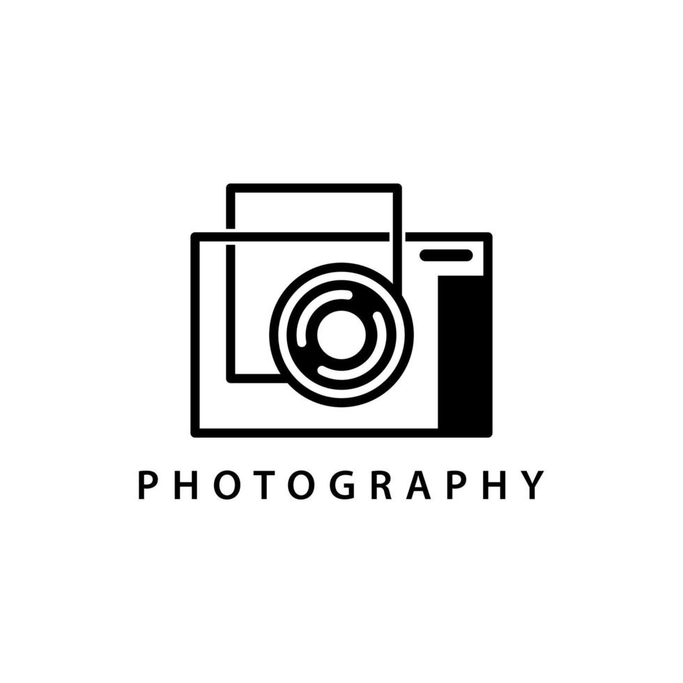 Fotografie-Logo-Design-Vorlage vektor