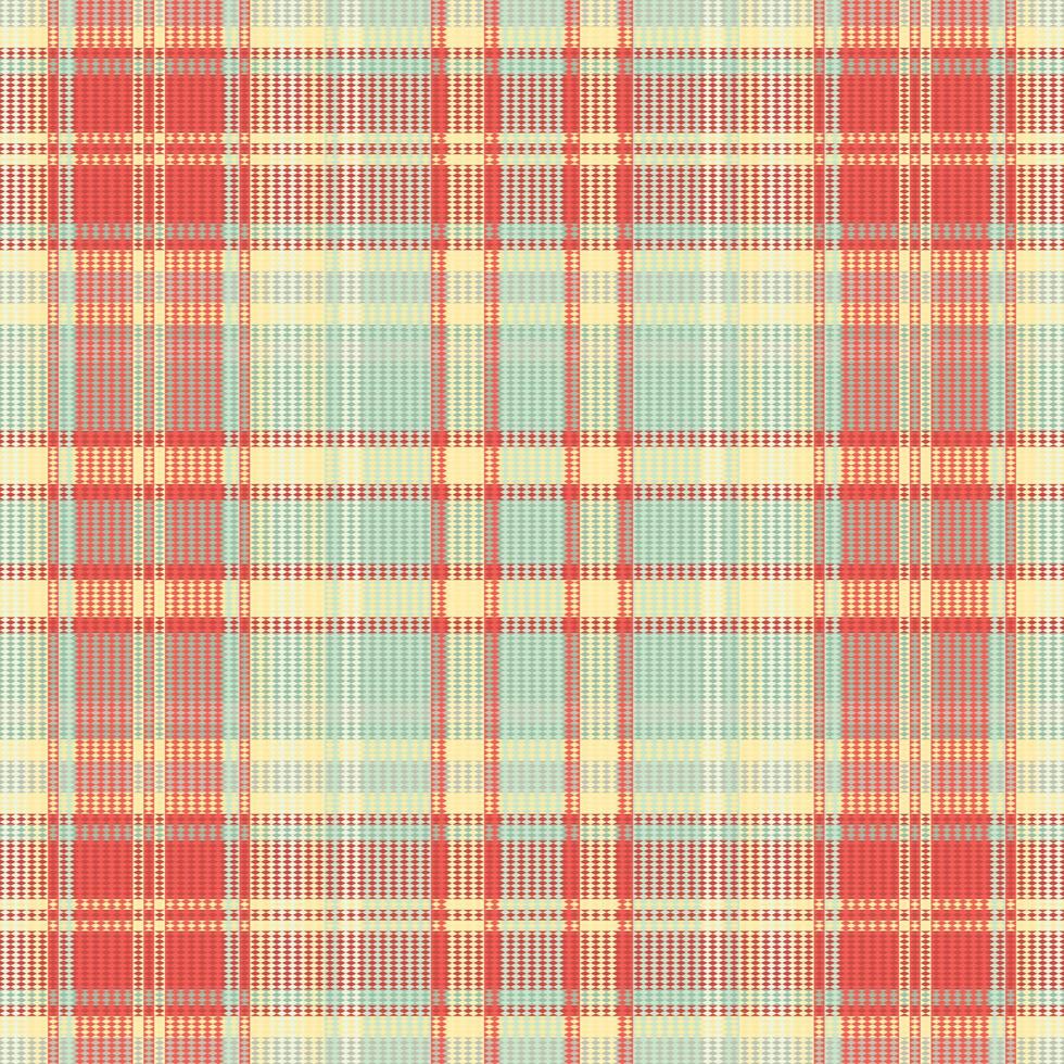 Tartan-Plaidmuster mit Textur und Sommerfarbe. vektor