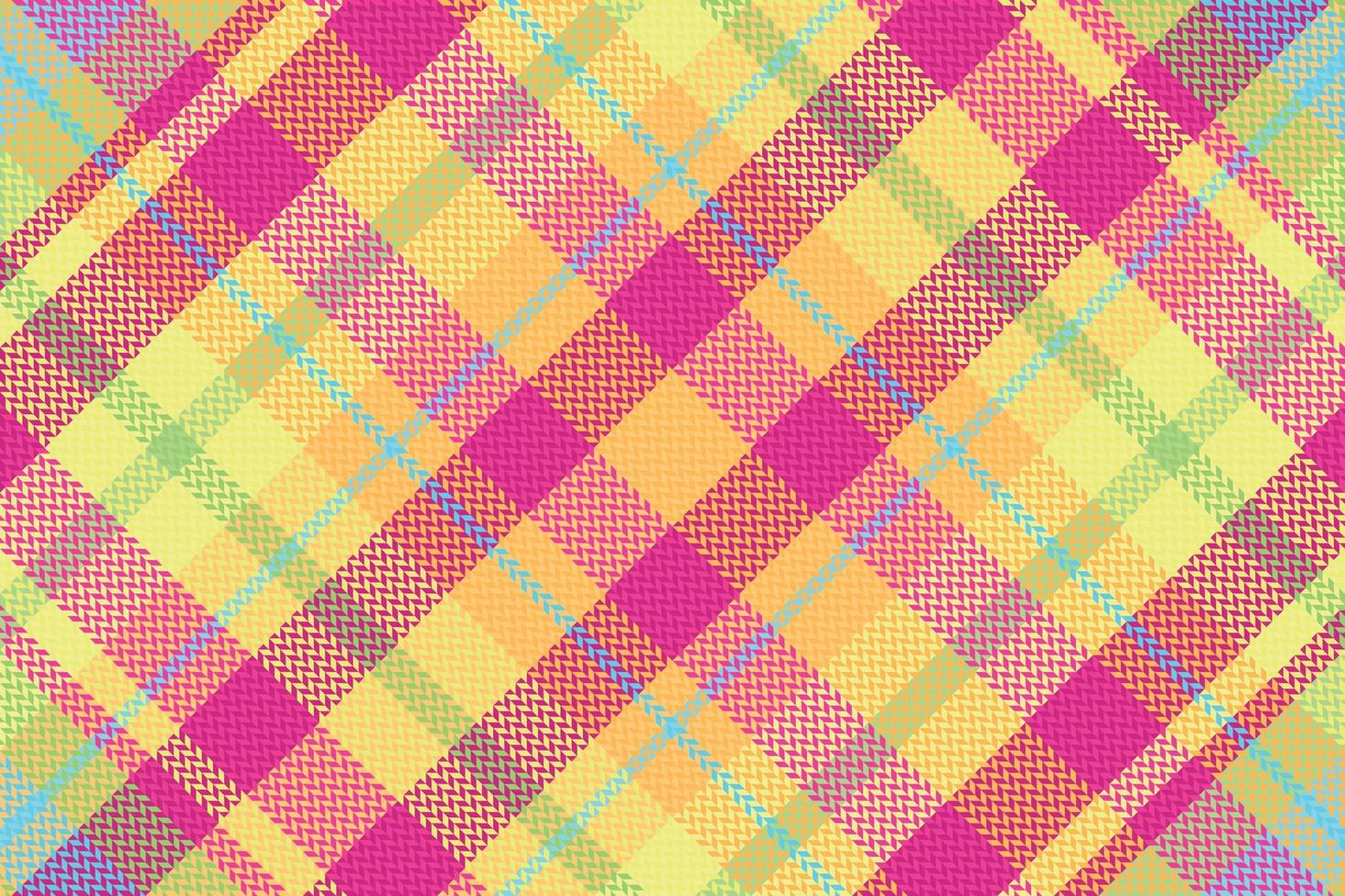 karierter musterhintergrund des tartans mit der farbe des valentinsgrußes. vektor