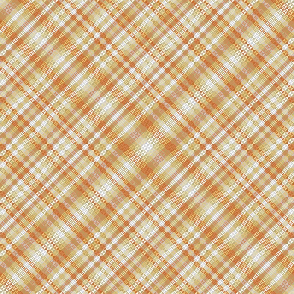 tartan plädmönster med textur och varm färg. vektor