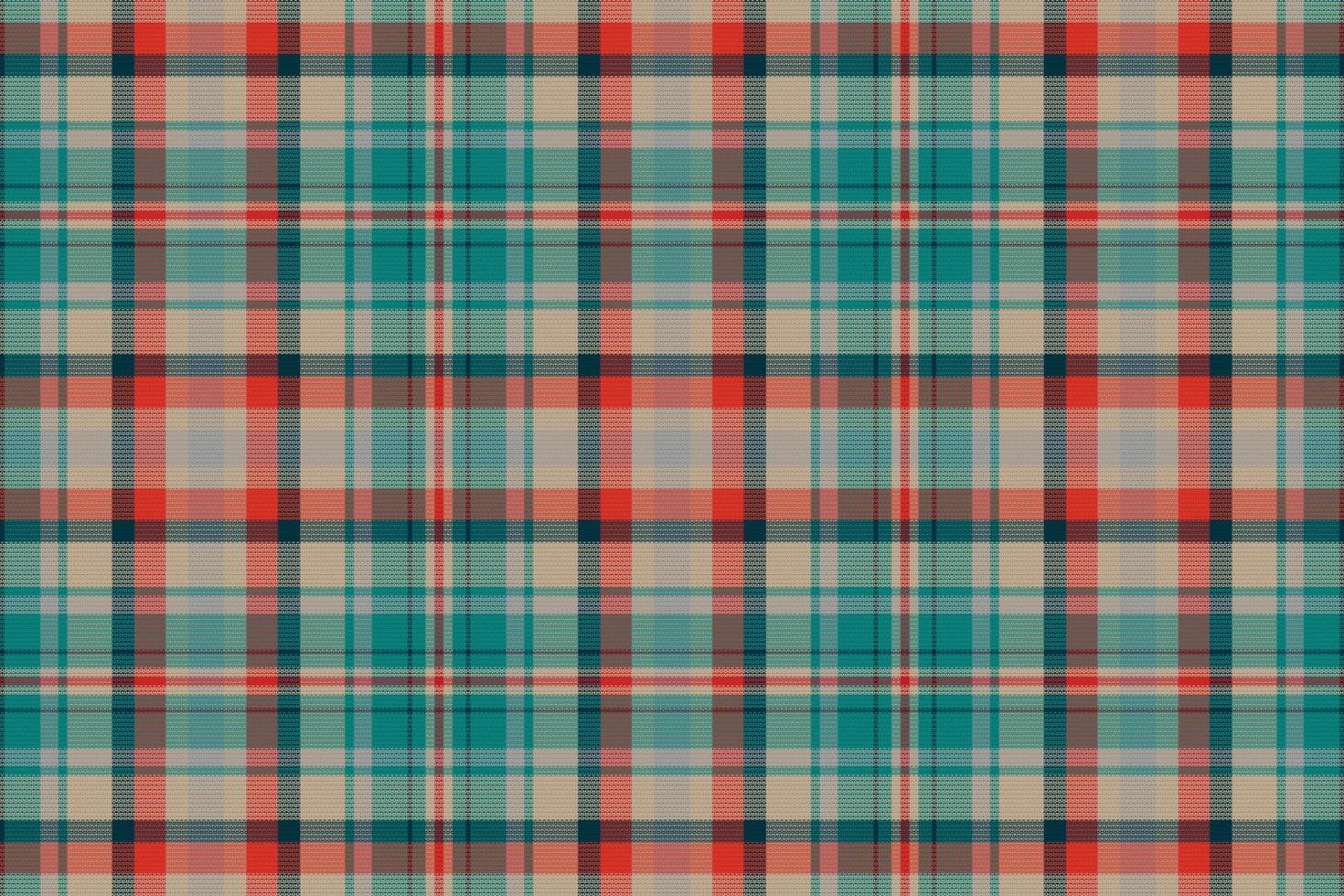 karierter musterhintergrund des tartans mit der farbe des valentinsgrußes. vektor