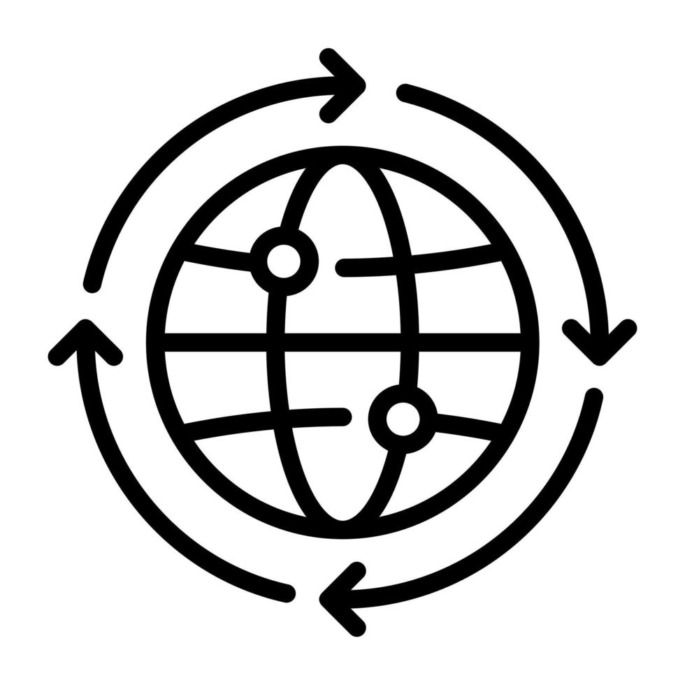 ein lineares Vektordesign der Netzwerksynchronisierung vektor