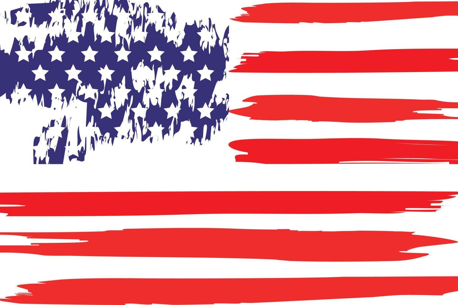 vacker amerikansk flagga bakgrundsdesign vektor