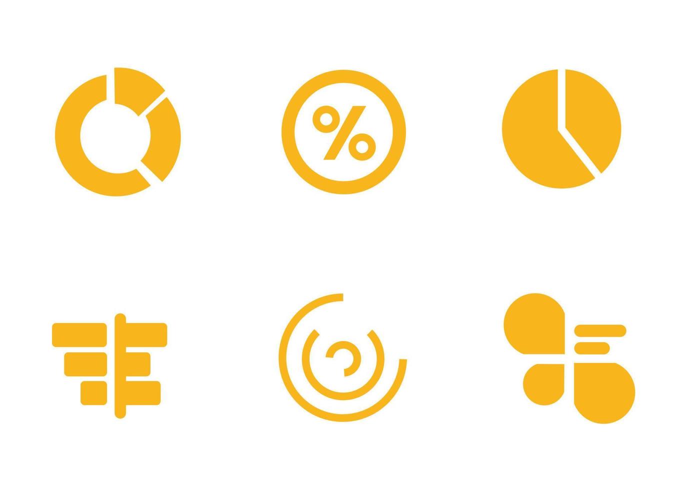 grafisk eller diagram ikonuppsättning design vektor