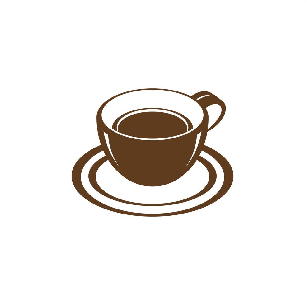 Kaffeetasse-Symbol. Kaffeevektor isoliert auf weißem Hintergrund. kaffeetasse illustration einfaches zeichen vektor