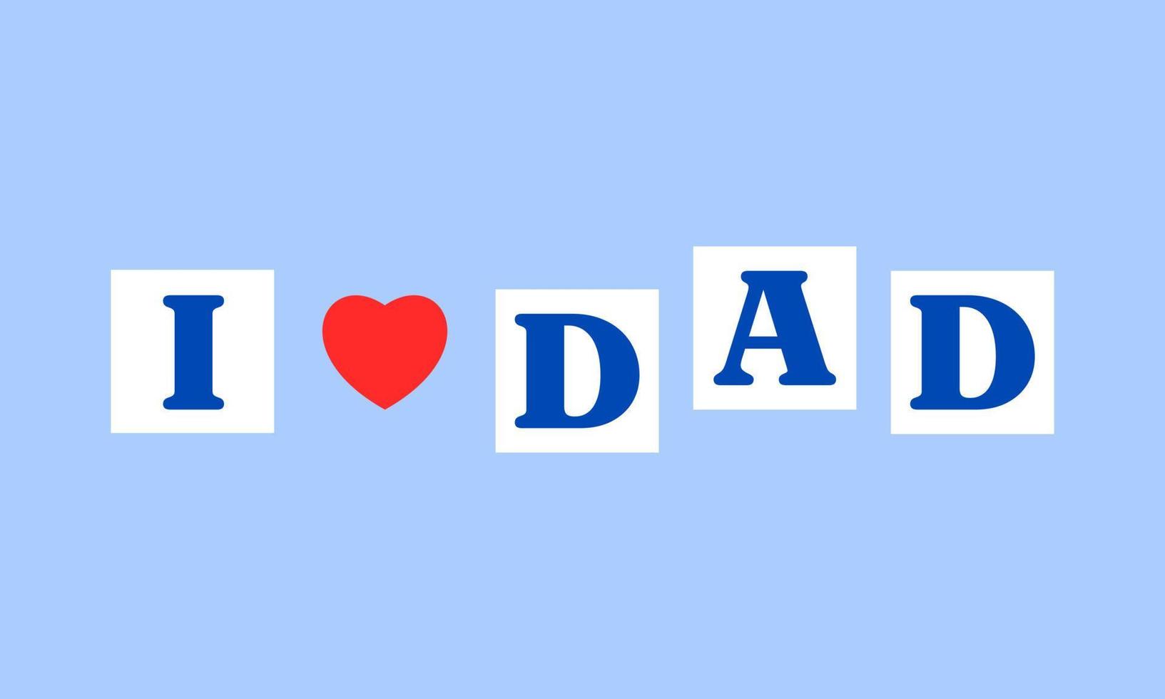 Happy Father's Day Poster, Banner, Karte und Hintergrund. grüße und geschenke zum vatertag im flatlay-styling. Werbe- und Einkaufsvorlage für Liebesvater. Typografie zum Vatertag. vektor