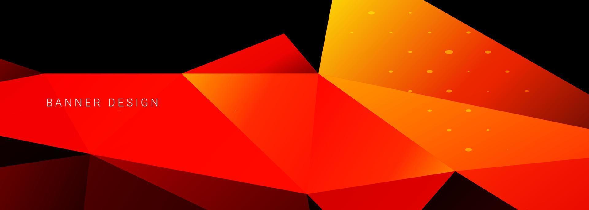 abstrakt geometriska eleganta moderna mönster färgglada banner bakgrund vektor