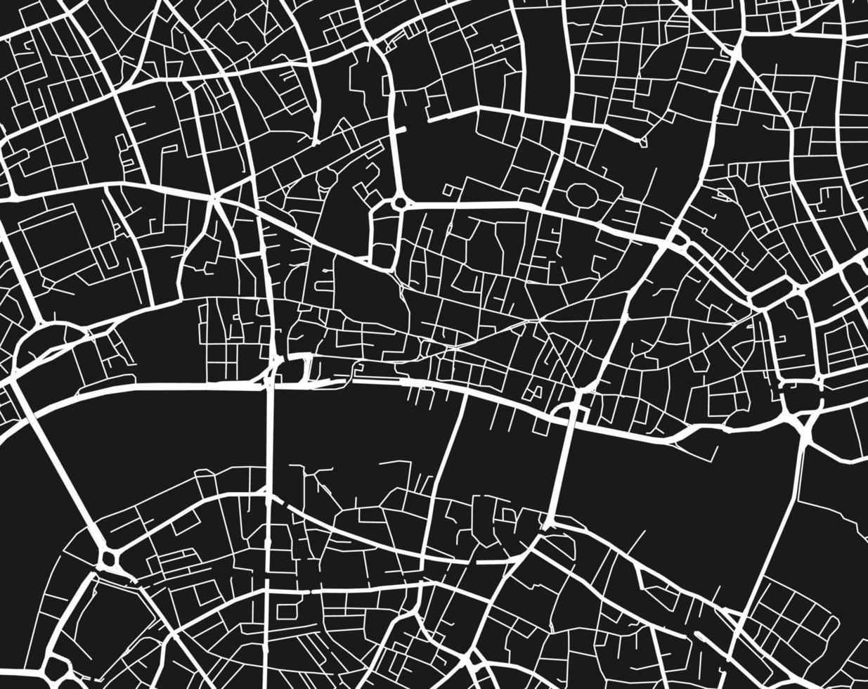 platskarta över staden vektor