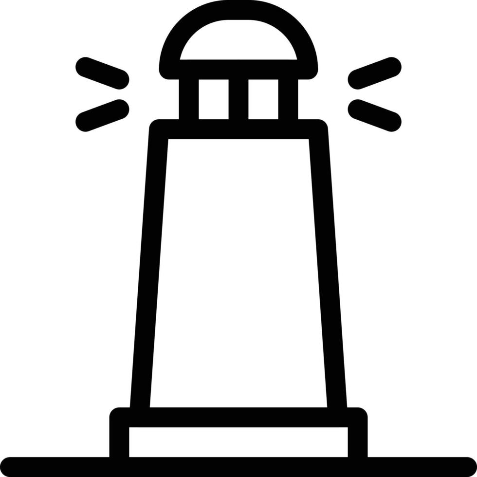 leuchtturm-vektorillustration auf einem hintergrund. hochwertige symbole. vektorikonen für konzept und grafikdesign. vektor