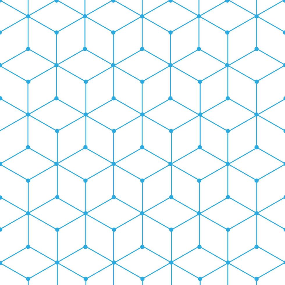 moderna hexagon geometriska linjer vektor mönster bakgrund