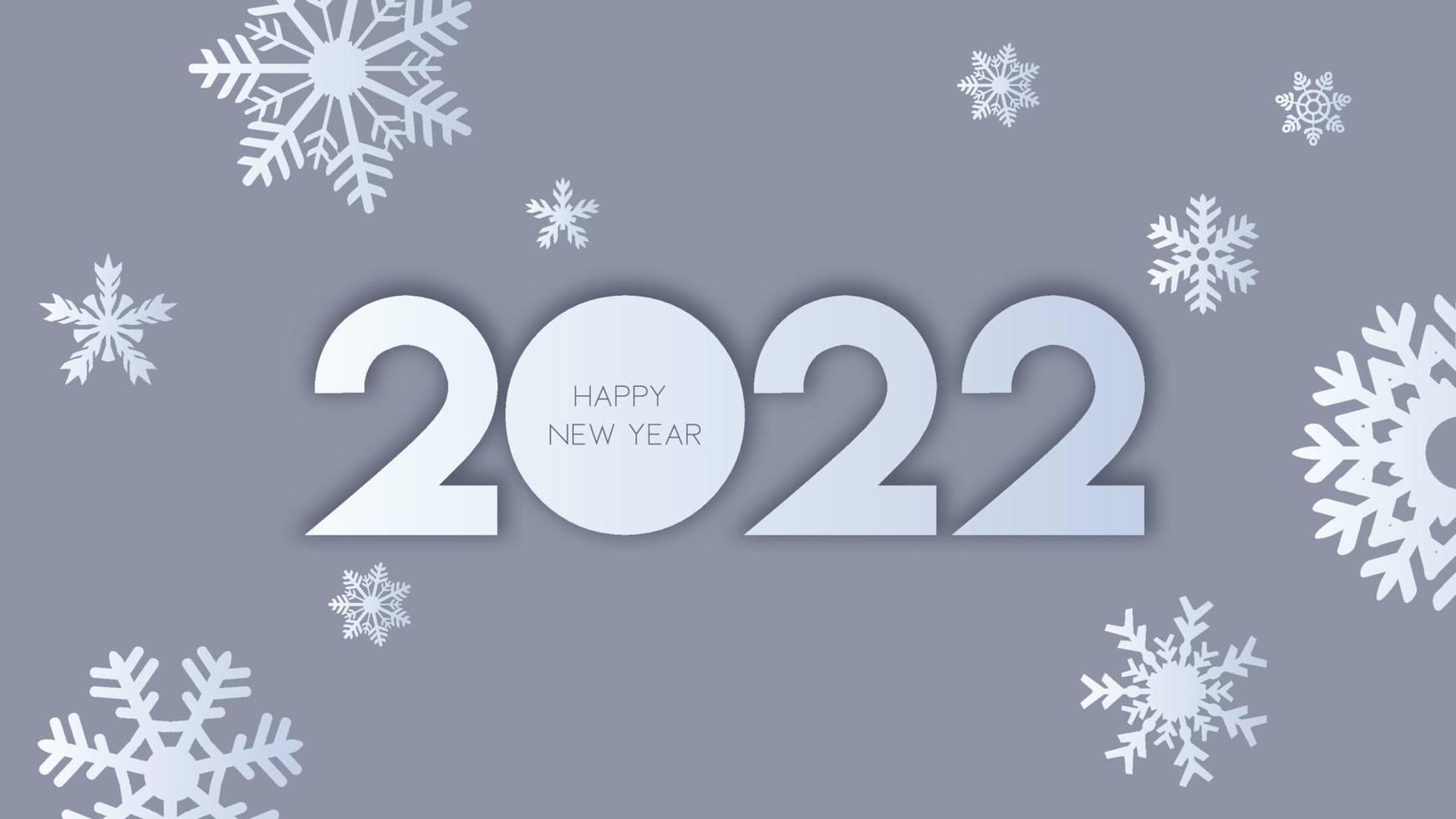 Frohes neues Jahr 2022 Grußkarte. Vektor mit Winterhintergrundkonzept, Party-Einladungskarte, Website-Banner, Social-Media-Banner.