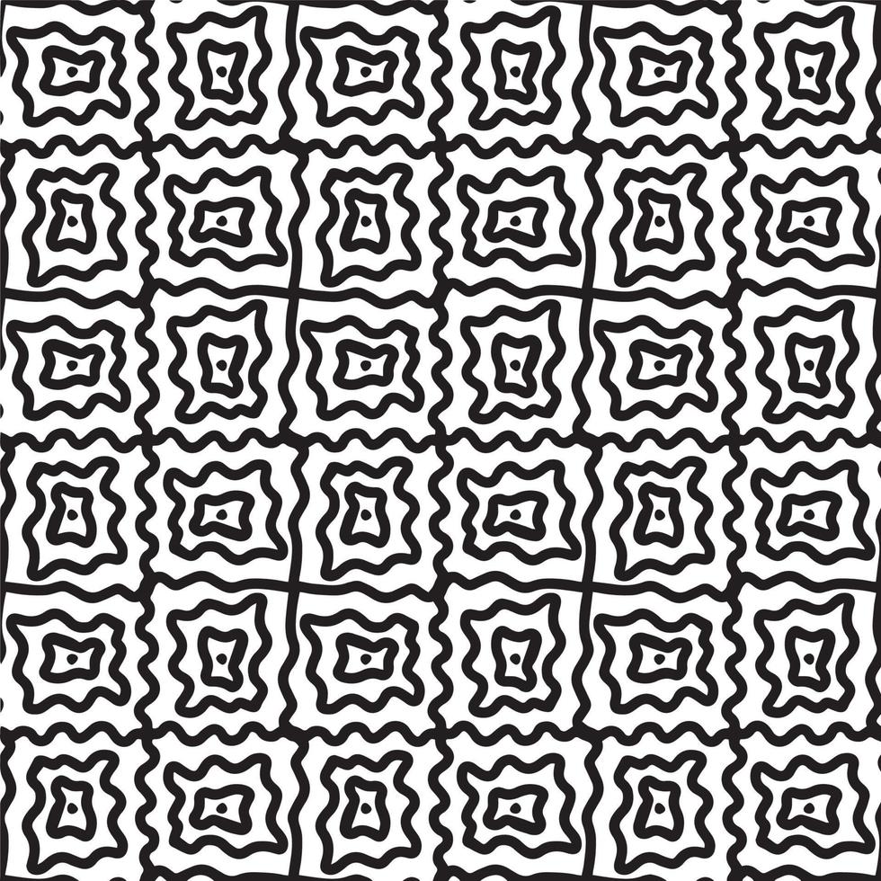 nahtlose abstrakte geometrische handgezeichnete Muster. vektor