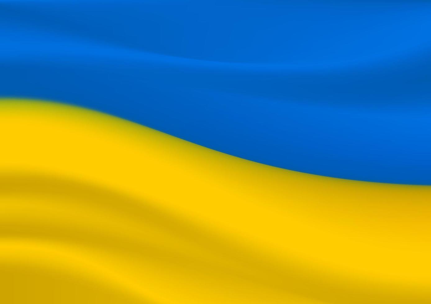 vektor illustration flagga våg tecken ukrainska nationen